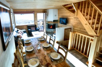 Dining Area, Chalet Chrysalis, Morgins, Switzerland