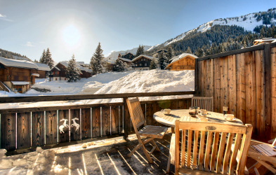 Terrace, Chalet Chrysalis, Morgins, Switzerland